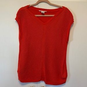 Orange Sweater Tank